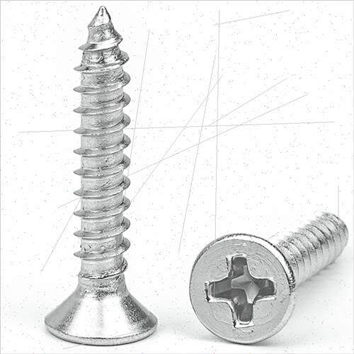 KA iron self-tapping hardened screws cross flat head tapping