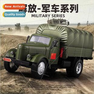 1/24 vintage CA10 milary vehicles alloy model sound light ba