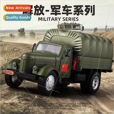 1/24 vintage CA10 milary vehicles alloy model sound light ba
