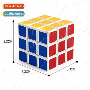 3.3CM Third Order Solid Color Rubik Cube Puzzle Small Rubik