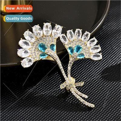 INS new elegant Korea exquise luxury versatile double ginkgo