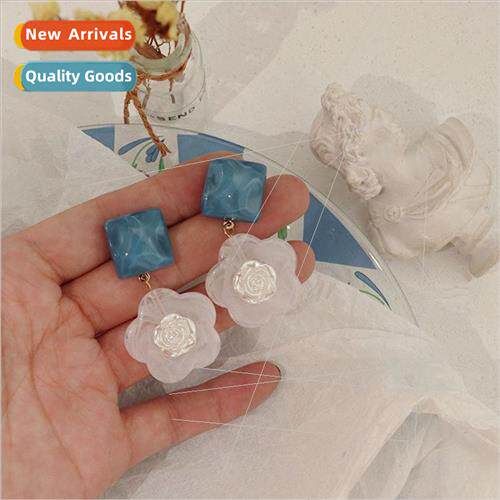 spring retro Japan Showa ice snow roses geometric simple hun