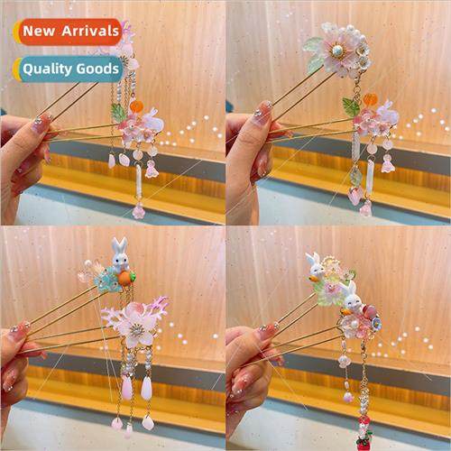 Children hairpin ancient wind Hanfu hair ornaments girls anc