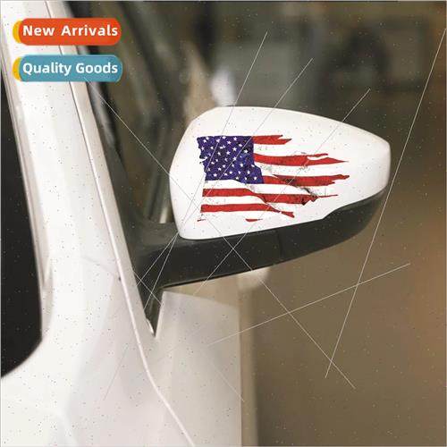 R724 American Flag Rearview Mirror Car Stickers American Eag