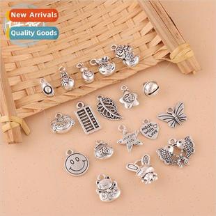 Small pendant silver gourd handmade diy material jewelry pen