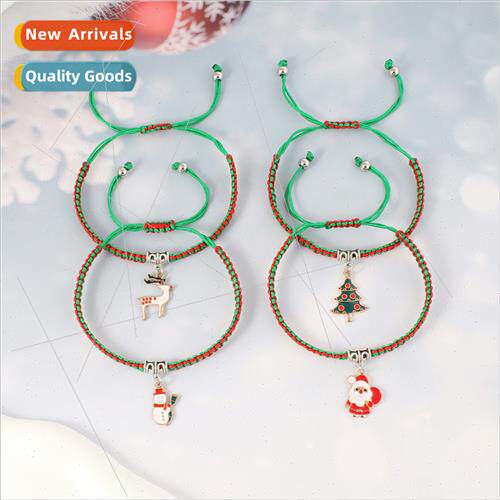 New Europe Christmas hand-woven couple bracelets a pair men