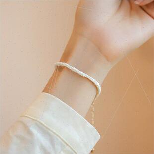 Exmely fine optimized alabaster bracelet vintage k gold fres