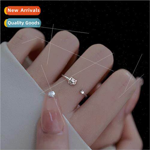 Zirconia Owl Ring Women Europe Cute Eagle Head Ring Finger R