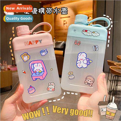 Student sports water cup female portable summer creative wat