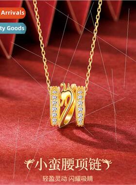 2024 new small waist necklace ladies new chinese national Ch