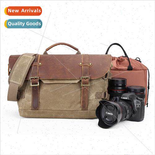 Europe retro waterprobatik canvas bag shoulder digal camera