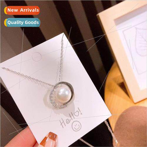 Korea fashion necklace women S925 silver collarbone chain gi