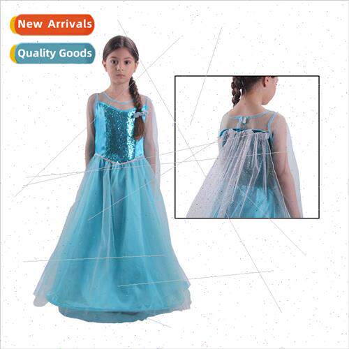 Frozen Princess Elsa dress Elsa cosplay cosplay childrens pe