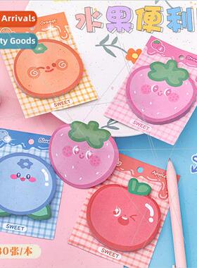Cute fru sticky notes student stationery message sticky note
