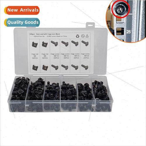 Box 50 M6 Screws Enclosure Cabinet Cassette Nuts Cabinet Tri