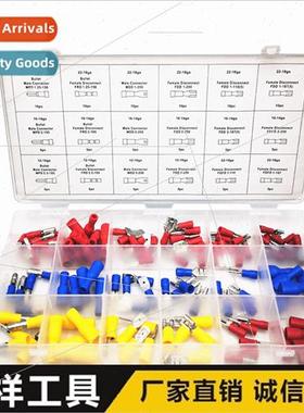 120PC Spring Crimping Pliers Terminal Set Wiring Terminal Pl