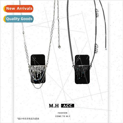 Lava tassel moonstone cell phone chain niche futuristic high