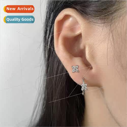 cky four-leaf clover earrings set zirconia earrings niche wi