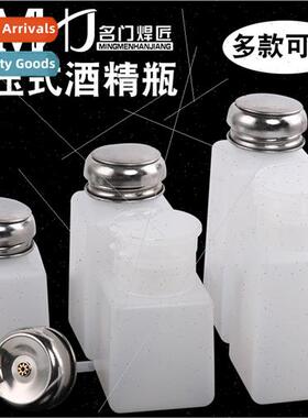 Alcohol Bottle 100# 200# 250# Plastic Alcohol Jug Push Type