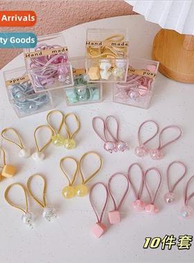 Cute rubber bhair bgirls headbKorea ltle girl elastic good t