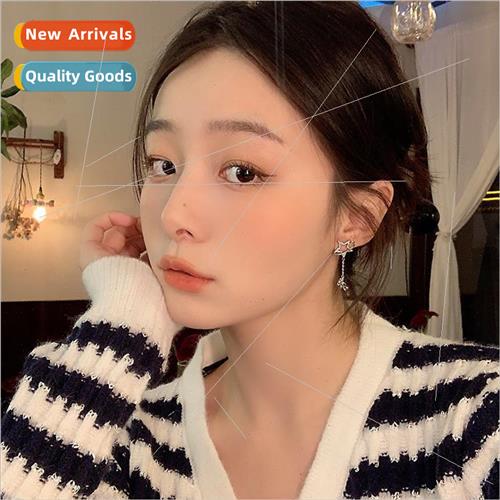 Star bear pendant earrings female 2022 new tide earrings nic