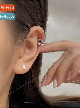 Retro HK flavor do old U-shaped ear bone earrings female col