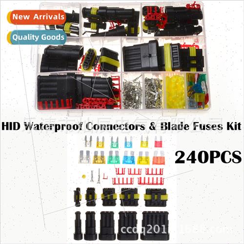 M3-240pcs HID car waterproconnector car fuse box set