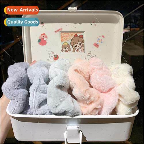 Warm plush pig sausage ring hair bheadbleather bhair rope fe