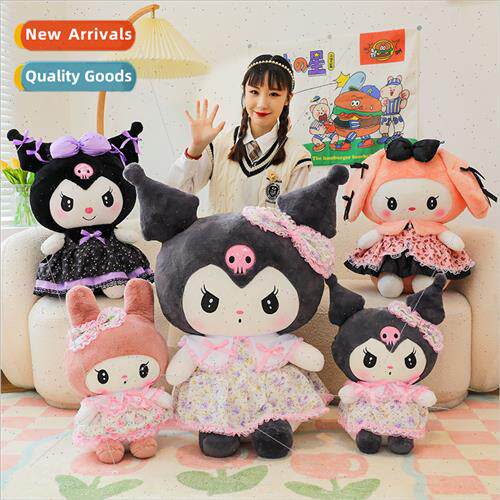 Kuromi plush toy doll Melody doll sleeping cloth doll cute b