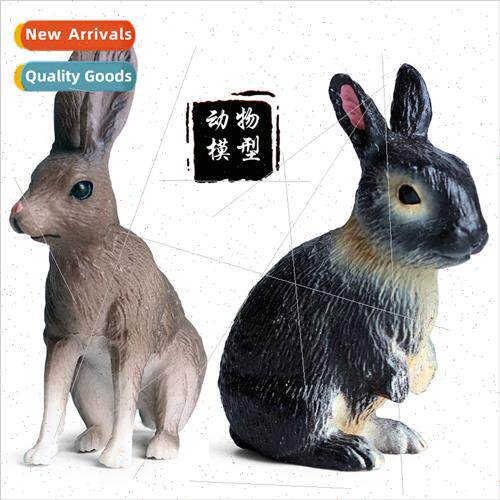 Wild animal model children plastic toys ornaments solid new