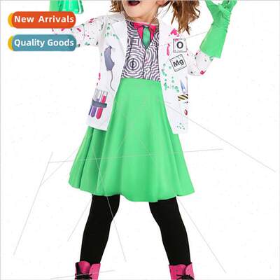Halloween new kindergarten permance costumes scientists role