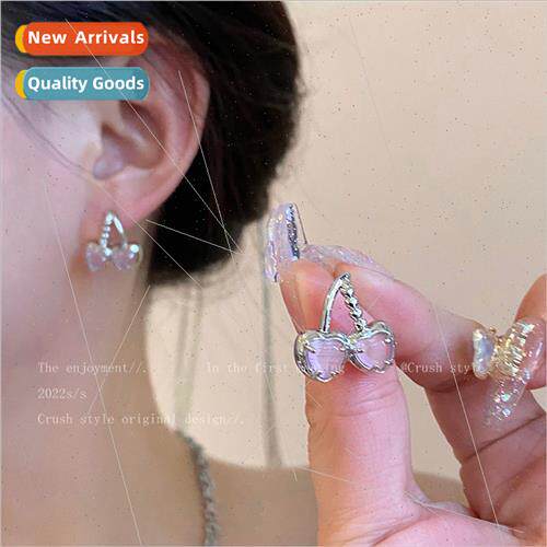Korea new sweet cherry earrings fashion sweet cool girl earr