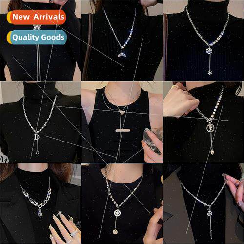 Hip Hop Sweater Chain 2023 New Fashion Necklace Female che M
