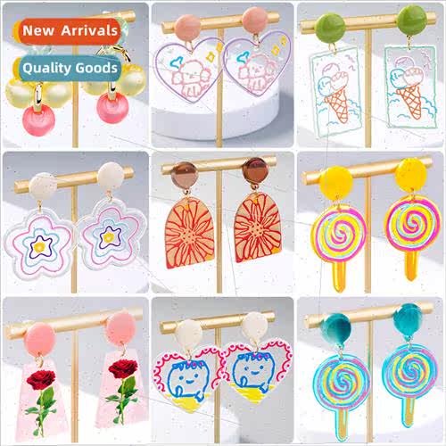 Europe transparent embossed popular fashion colorful cute gr