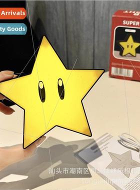 Sounding pentagram lamp star lamp cute expression night ligh