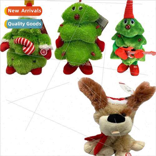 Christmas Electric Plush Toys Christmas Tree nging Dancing C