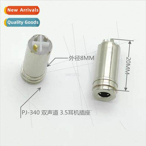 3.5 Headphone Socket PJ-340 Full Metal 3.5MM Audio Video Dua