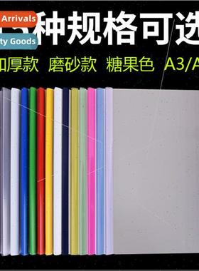 Color a4 drawbar clip transparent trolley clip thickened ins