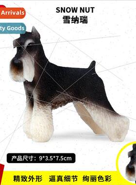 mulation animal model new Schnauzer old man dog pet dog mode