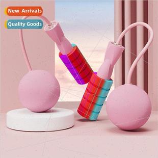 Big ball cordless indoor jump rope fness weighted dual-use t