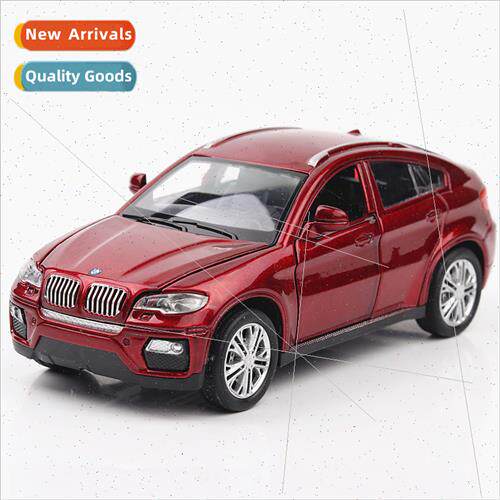 Children alloy toy car Baoma X6 simulation off-road SUV soun