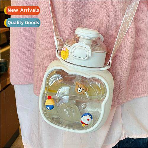 Large-capacy water cup girls children students resistant pla