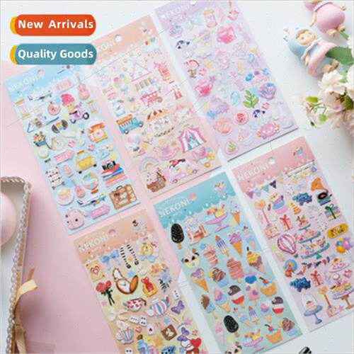 Flat stickers sweet party playground cell phone children han