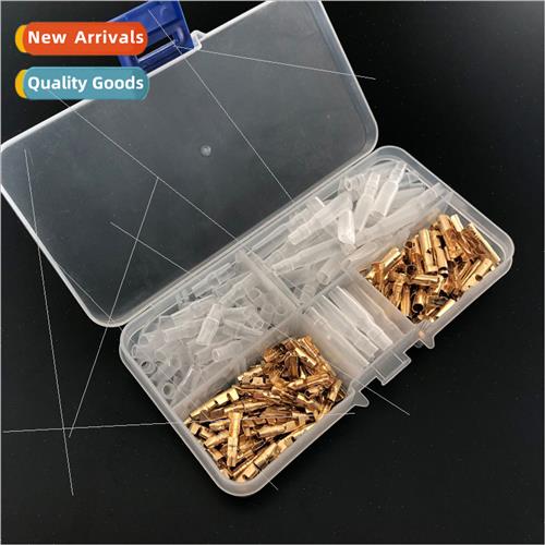 120pcs boxed male female connectors 3.5mm connection termina