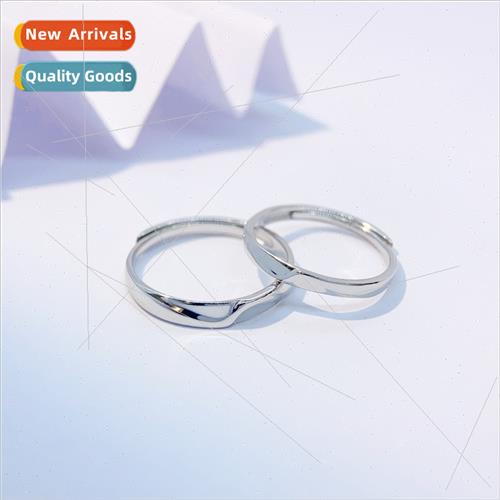 Couple Rings Pair Niche 适用Men Girlfriends Open End Rings