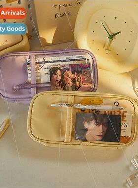 Pen bag ins high color value simple pure color transparent p