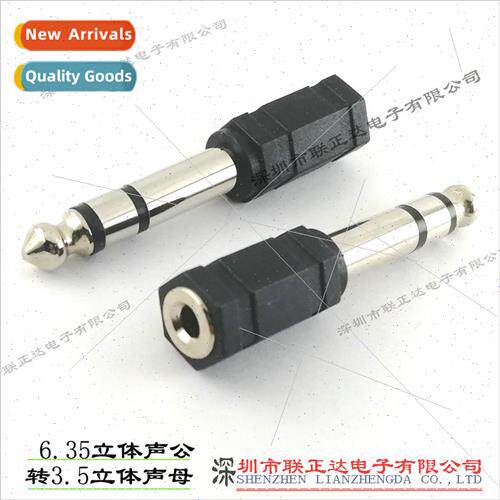 6.35 Male to 3.5 Female 6.35 to 3.5 ConHead 6.35mm Plug to 3