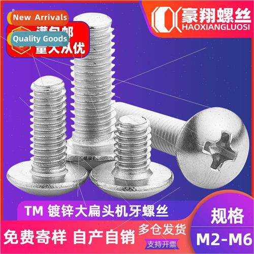 Iron zinc plating cross recessed flat head machine screws fl