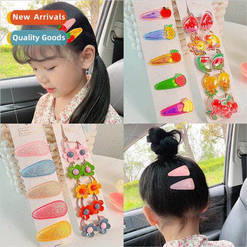 Children spring summer cartoon hair clips girls clip headdre