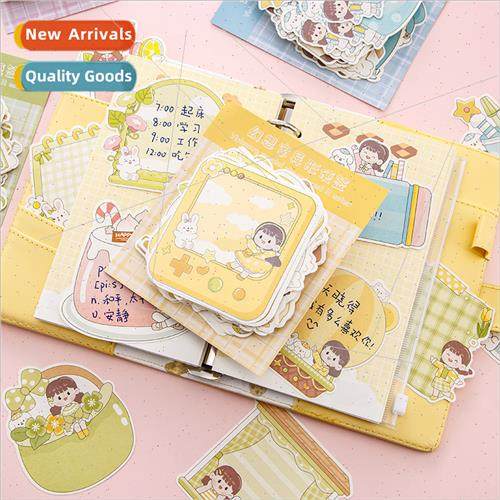 ins Japan simple shaped sticky notes DIY handbook book cute